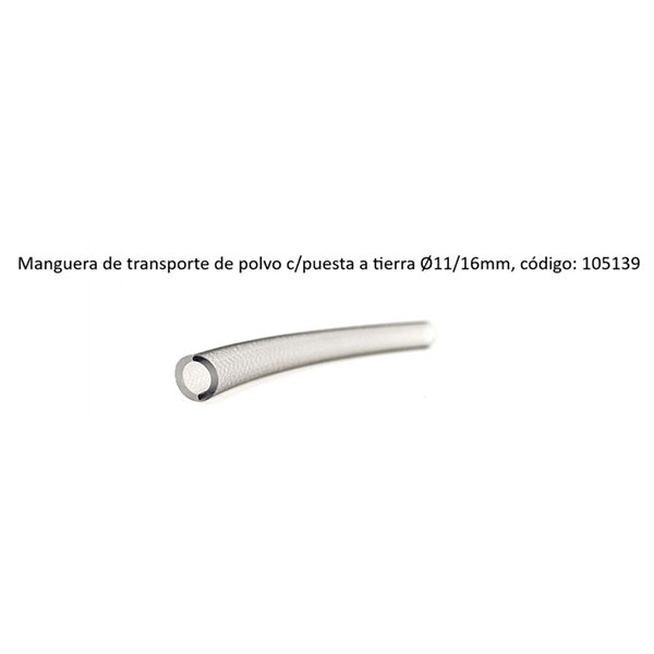 Manguera de Transporte de Polvo con Puesta a Tierra Ø11/16 mm